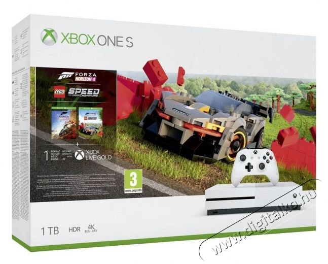 Microsoft Xbox One S 1TB + Forza Horizon 4 + LEGO Iroda és számítástechnika - Játék konzol - Xbox One konzol - 354483
