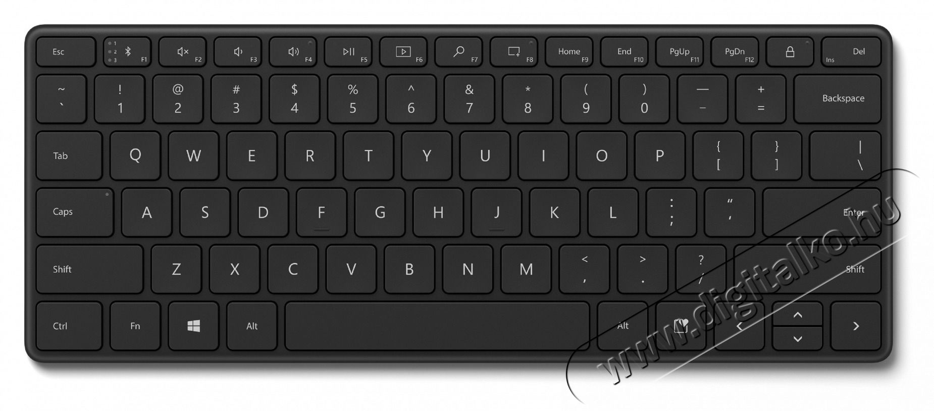 Microsoft Designer Compact HUN Bluetooth fekete vezet&eacute;k n&eacute;lk&uuml;li billentyűzet Iroda &eacute;s sz&aacute;m&iacute;t&aacute;stechnika - Billentyűzet / billentyűzet szett - Vezet&eacute;k n&eacute;lk&uuml;li - 454808