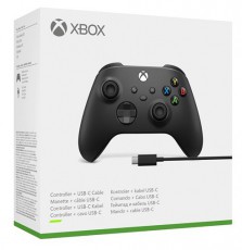 Microsoft Xbox fekete vezeték nélküli kontroller + USB-C kábel Iroda és számítástechnika - Játék konzol - Xbox One konzol - 463217