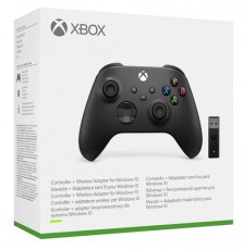 Microsoft Xbox fekete vezeték nélküli kontroller + Windows 10 USB adapter Iroda és számítástechnika - Játék konzol - Xbox One konzol - 463218