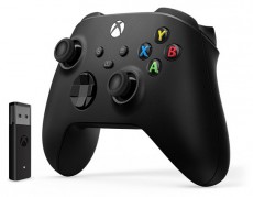 Microsoft Xbox fekete vezeték nélküli kontroller + Windows 10 USB adapter Iroda és számítástechnika - Játék konzol - Xbox One konzol - 463218