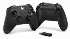 Microsoft Xbox fekete vezeték nélküli kontroller + Windows 10 USB adapter Iroda és számítástechnika - Játék konzol - Xbox One konzol - 463218