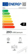Midea MDRB424FGE02OA alulfagyasztós hűtő Konyhai termékek - Hűtő, fagyasztó (szabadonálló) - Alulfagyasztós kombinált hűtő - 475896