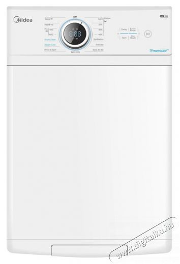 Midea MF100T70B/W-HU felültöltős mosógép Háztartás / Otthon / Kültér - Mosógép / szárítógép - Felültöltős mosógép - 477301