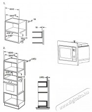Midea AG820A3A Mikrohullámú sütő Konyhai termékek - Mikrohullámú sütő - Mikrohullámú sütő (beépíthető) - 494256