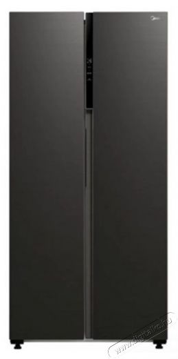 Midea MDRS619FIE28 Side-by-side fekete hűtőszekrény Konyhai termékek - Hűtő, fagyasztó (szabadonálló) - Amerikai típusú Side By Side hűtő - 497348