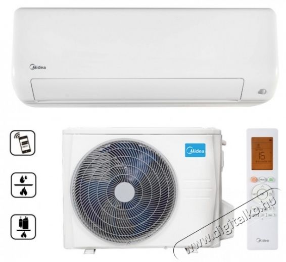 Midea MSEPBU-12HRFN8 / MOX330-12HFN8 All Easy Pro (MEX-12-SP) Inverteres Split klíma Háztartás / Otthon / Kültér - Ventilátor / Légkondicionáló - Split klíma - 496493