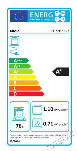 Miele H 7262 BP obsw Konyhai term&eacute;kek - S&uuml;tő-főzőlap, tűzhely (be&eacute;p&iacute;thető) - S&uuml;tő (be&eacute;p&iacute;thető) - 529764