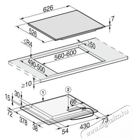Miele KM 7466 FR 125 Edition indukci&oacute;s főzőlap Konyhai term&eacute;kek - S&uuml;tő-főzőlap, tűzhely (be&eacute;p&iacute;thető) - Indukci&oacute;s főzőlap (be&eacute;p&iacute;thető) - 529768