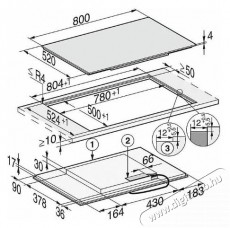 Miele KM 7474 FL 125 Edition Konyhai term&eacute;kek - S&uuml;tő-főzőlap, tűzhely (be&eacute;p&iacute;thető) - Indukci&oacute;s főzőlap (be&eacute;p&iacute;thető) - 529770