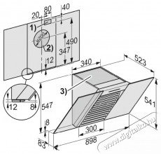 Miele DA 6096 W White Wing fali p&aacute;raelsz&iacute;v&oacute; Konyhai term&eacute;kek - P&aacute;raelsz&iacute;v&oacute; - K&uuml;rtős - 534386