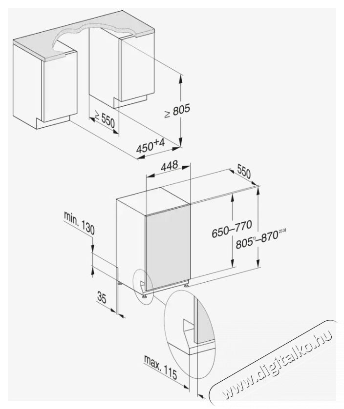 Miele G 5590 SCVi SL ED Active, Be&eacute;p&iacute;thető mosogat&oacute;g&eacute;p, 45 cm, feh&eacute;r Konyhai term&eacute;kek - Mosogat&oacute;g&eacute;p - Keskeny (45cm-ig) be&eacute;p&iacute;thető mosogat&oacute;g&eacute;p - 535460