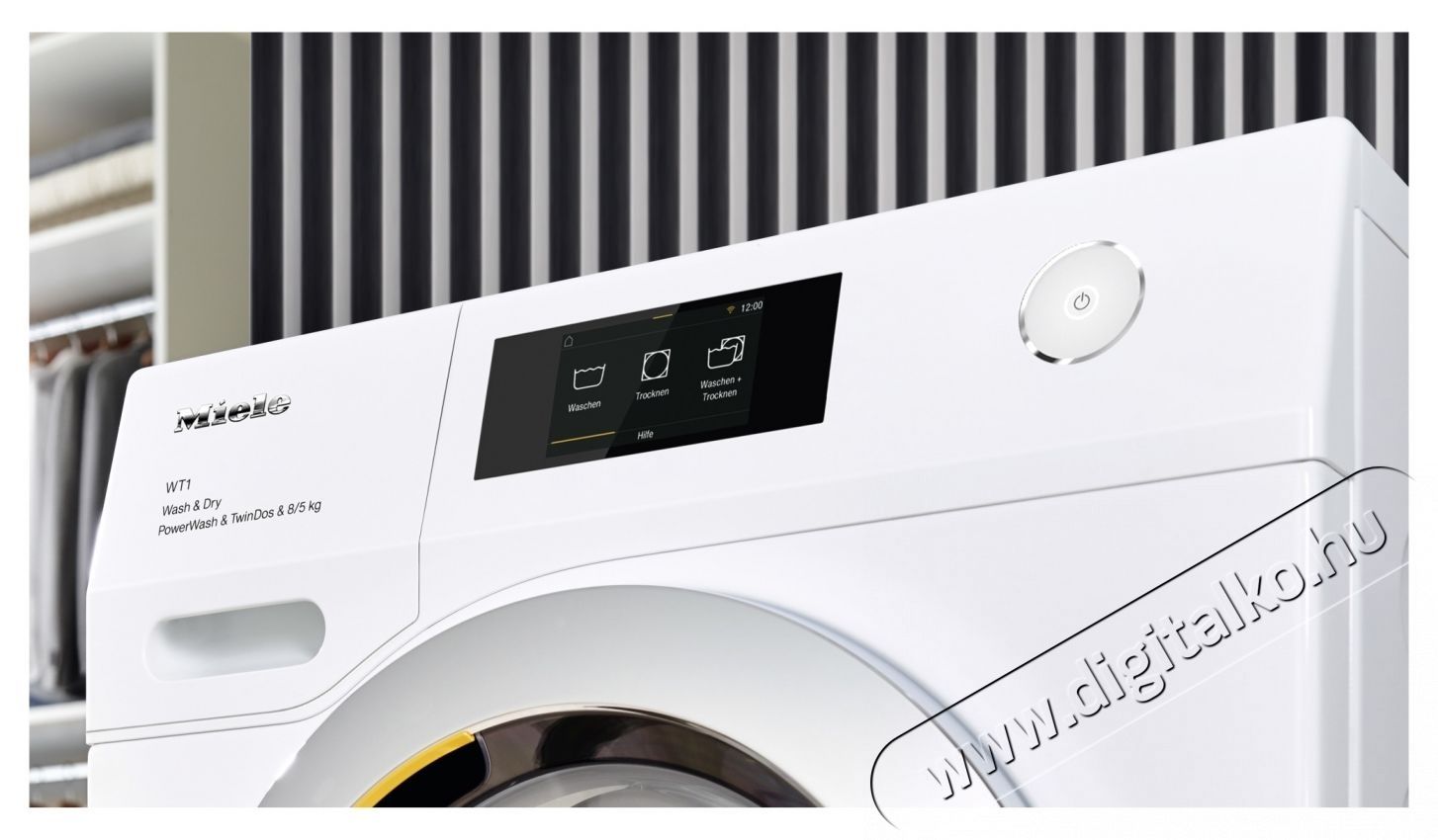 Miele WTR870WPM mos&oacute;-sz&aacute;r&iacute;t&oacute;g&eacute;p, mos&aacute;s 8 kg, sz&aacute;r&iacute;t&aacute;s 5 kg, 1600 rpm, A energiaoszt&aacute;ly, TwinDos, QuickPower, Feh&eacute;r H&aacute;ztart&aacute;s / Otthon / K&uuml;lt&eacute;r - Mos&oacute;g&eacute;p / sz&aacute;r&iacute;t&oacute;g&eacute;p - Mos&oacute;-sz&aacute;r&iacute;t&oacute;g&eacute;p - 537131
