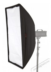 Mikrosat 100x140cm-es professzionális softbox + gyűrű Fotó-Videó kiegészítők - Fényterelő - Softbox - 257052