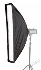Mikrosat 30x140cm-es ernyőként nyitható softbox Fotó-Videó kiegészítők - Fényterelő - Softbox - 257035