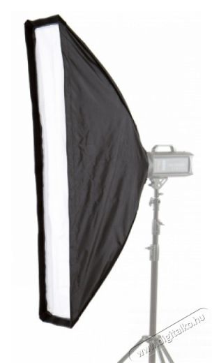 Mikrosat 30x140cm-es ernyőként nyitható softbox Fotó-Videó kiegészítők - Fényterelő - Softbox - 257035