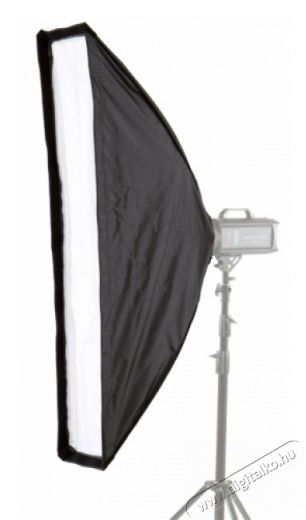 Mikrosat 30x200cm-es ernyőként nyitható softbox Fotó-Videó kiegészítők - Fényterelő - Softbox - 257036