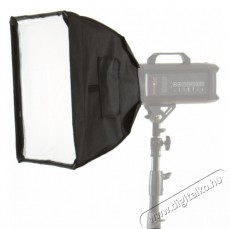 Mikrosat 45x45cm-es professzionális softbox + gyűrű Fotó-Videó kiegészítők - Fényterelő - Softbox - 257045