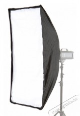Mikrosat 60x90cm-es ernyőként nyitható softbox Fotó-Videó kiegészítők - Fényterelő - Softbox - 257033
