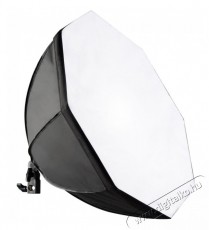 Mikrosat 90cm-es nyitható octobox E27 foglalattal (ET-90) Fotó-Videó kiegészítők - Fényterelő - Softbox - 257310