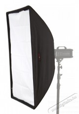 Mikrosat 90x120cm-es professzionális softbox + gyűrű Fotó-Videó kiegészítők - Fényterelő - Softbox - 257051