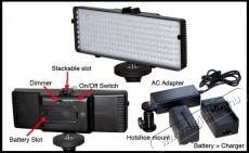 Mikrosat DV-256 LED lámpa KIT Fotó-Videó kiegészítők - Lámpa - LED lámpa - 257327