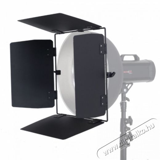 Mikrosat Négyszárnyú fényterelő 430mm-es reflektorhoz Fotó-Videó kiegészítők - Fényterelő - Négyszárnyú fényterelő - 257110