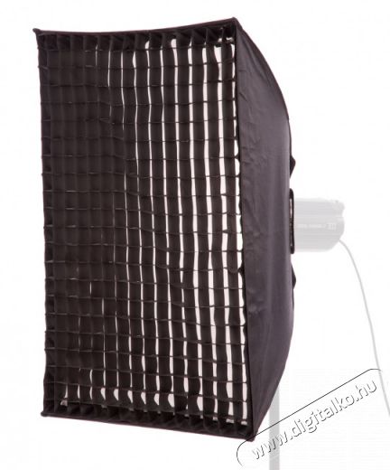 Mikrosat 60x90 cm-es softbox méhsejtráccsal (M) Fotó-Videó kiegészítők - Fényterelő - Softbox - 275766