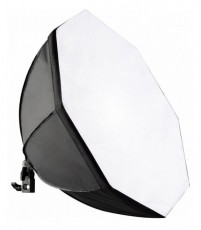 Mikrosat 90 cm-es PRO VIDEO octobox + gyűrű Fotó-Videó kiegészítők - Fényterelő - Softbox - 295895