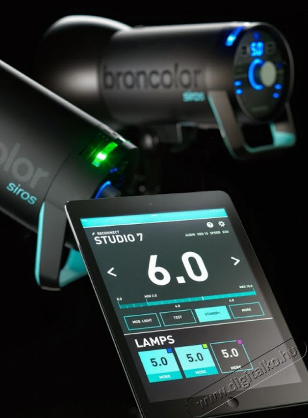 Broncolor Siros 400 WiFi/PW stúdió vaku Fotó-Videó kiegészítők - Vaku - Stúdió vaku - 290361