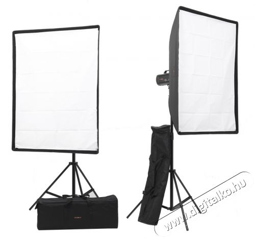 Mikrosat Digital 5R softbox kit (2x 500Ws)stúdió vaku Fotó-Videó kiegészítők - Vaku - Stúdió vaku - 290310