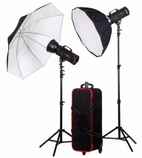 Mikrosat Flash-Mob 6 kit (2x 600Ws) Canon HSS stúdió vaku Fotó-Videó kiegészítők - Vaku - Stúdió vaku - 290356