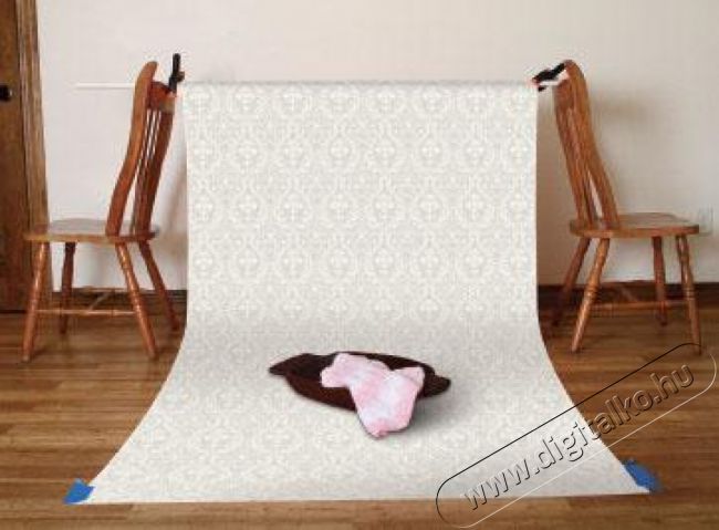 Mikrosat P2501 Ella Bella Classic Damask (1,2x3,6 m) háttér Fotó-Videó kiegészítők - Háttér - Ella Bella háttér - 290996