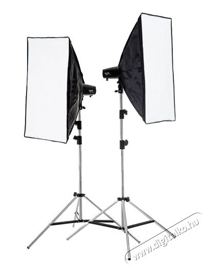 Mikrosat Hobby Mini stúdió II (2 x 120Ws) Fotó-Videó kiegészítők - Fényterelő - Softbox - 272992
