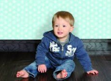 Mikrosat P2503 Ella Bella Dots Baby Blue (1,2x3,6 m) háttér Fotó-Videó kiegészítők - Háttér - Ella Bella háttér - 290998