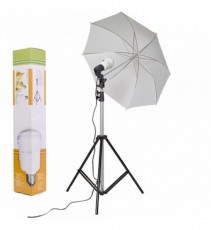 Mikrosat Villanj körte szett (1x 45Ws) + rádiós kioldó + színszűrő szett Fotó-Videó kiegészítők - Vaku - Stúdió vaku - 296413