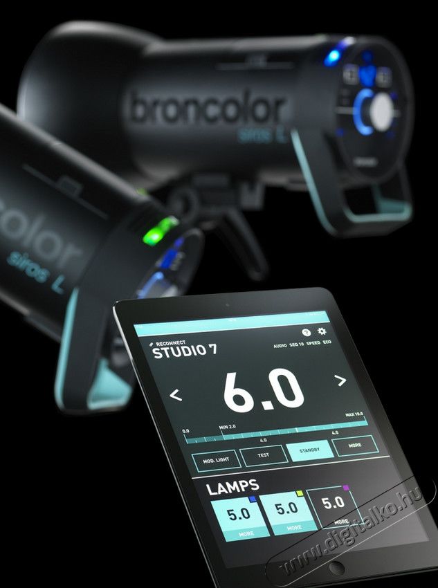 Broncolor Siros 400 L akkumulátoros stúdióvaku Fotó-Videó kiegészítők - Vaku - Stúdió vaku - 302047
