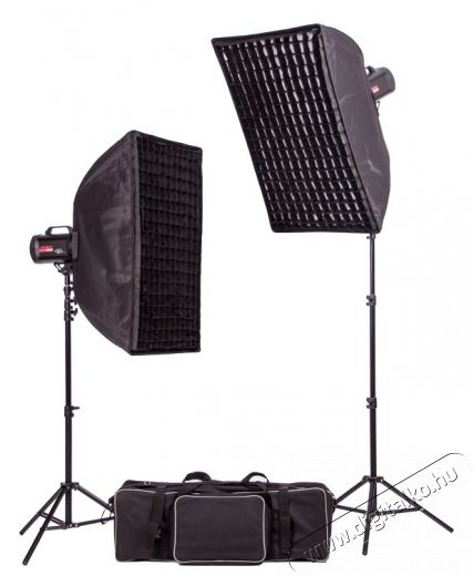 Mikrosat Mini 4D kit (2x400W) Fotó-Videó kiegészítők - Vaku - Stúdió vaku - 283268