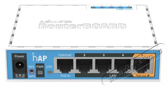 MikroTik hAP RouterBOARD 951Ui-2nD L4 64Mb 5x FE LAN Router Iroda és számítástechnika - Hálózat - Router - 386879