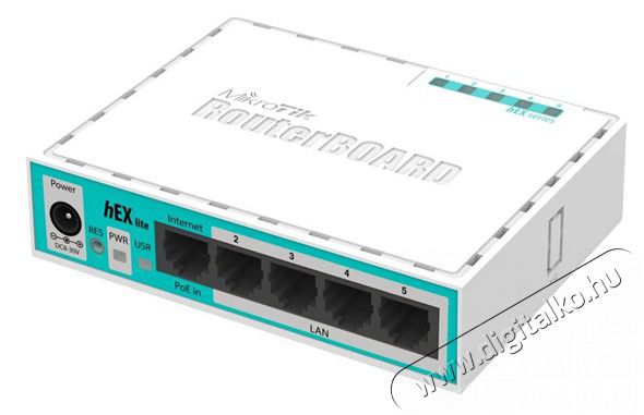 MikroTik hEX lite RB750r2 L4 64MB 5x FE Port router Iroda és számítástechnika - Hálózat - Router - 386883