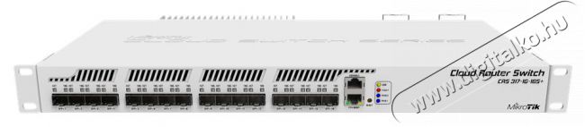 MikroTik CRS317-1G-16S+RM 1xGbE LAN, 16xSFP+, 19" Rackmount Cloud Router Switch Iroda és számítástechnika - Hálózat - Switch - 387326