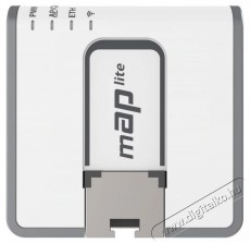 MikroTik mAP lite 64MB RAM, 1xLAN, 2,4GHz integrált antennás wifi router Iroda és számítástechnika - Hálózat - Router - 387350