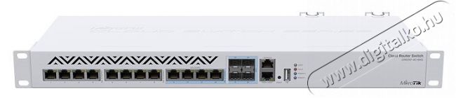 MikroTik CRS312-4C+8XG-RM 8x10G RJ45 LAN 4x10GbE Combo port (SFP+/LAN) Rackmount Cloud Router Switch Iroda és számítástechnika - Hálózat - Switch - 387926