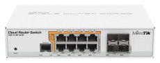 MikroTik CRS112-8P-4S-IN 8port GbE LAN PoE 4xSFP port Cloud Router Switch Iroda és számítástechnika - Hálózat - Switch - 408376