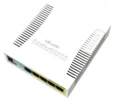 MikroTik RB260GSP/CSS106-1G-4P-1S 5port GbE 1xGbE SFP PoE switch Iroda és számítástechnika - Hálózat - Switch - 415780