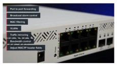 MikroTik CSS610-8P-2S+IN 8xGbE PoE LAN 2xSFP+ port Cloud Smart Switch Iroda és számítástechnika - Hálózat - Switch - 463359