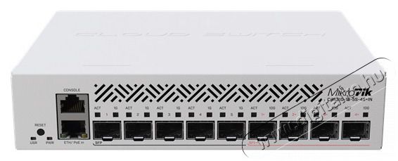 MikroTik CRS310-1G-5S-4S+IN 1xGbE LAN, 5xGbE SFP, 4x SFP+ port Cloud Router Switch Iroda &eacute;s sz&aacute;m&iacute;t&aacute;stechnika - H&aacute;l&oacute;zat - Switch - 466475