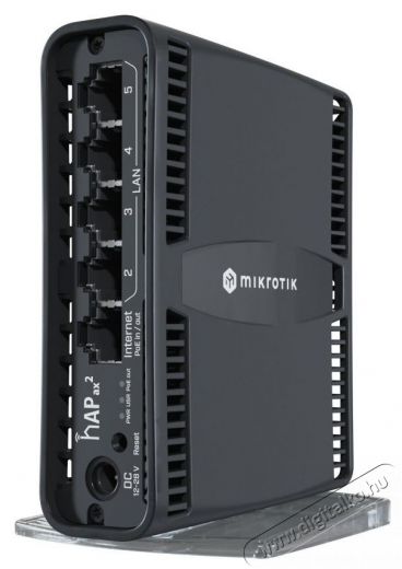MikroTik hAP ax2 C52IG-5HAXD2HAXD-TC 5xGbE LAN 802.11ax Wi-Fi 6 Dual Band Vezeték nélküli router Iroda és számítástechnika - Hálózat - Router - 463356