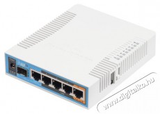 MikroTik hAP ac RB962UiGS-5HacT2HnT L4 128MB 5x GbE LAN 1x GbE SFP Dual-band Vezeték nélküli Router Iroda és számítástechnika - Hálózat - Router - 476794