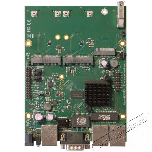 MikroTik Vezetékes Router RouterBOARD 3x1000Mbps, 2xMiniSIM, 1xUSB 3.0 type A - RBM33G Iroda és számítástechnika - Hálózat - Router - 485947